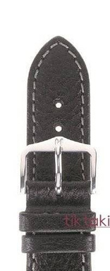 Pasek Hirsch do zegarka Forest Artisan 20 mm /Czarny 17900250-2-20