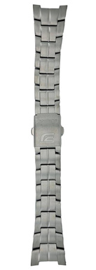 Bransoleta do zegarka Casio  EF-126D / Srebrna 