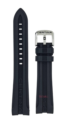 Pasek do zegarka Certina DS Podium C001.639.17.057.00  C603017928 /Czarny / 21 mm