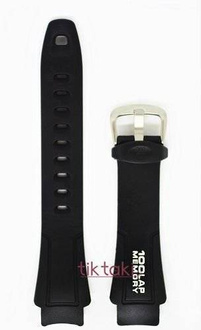 Pasek do zegarka Timex T5E231 P5E231 /Czarny