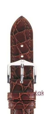 Pasek Hirsch do zegarka Aristocrat  L18 mm /Brązowy 03828010-2-18
