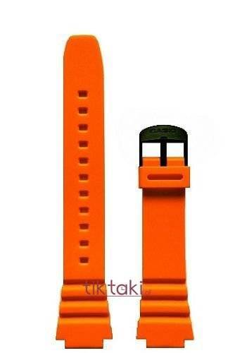 Pasek do zegarka Casio W-214H (10365956) / Pomarańczowy
