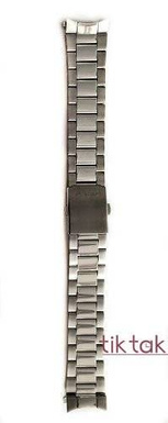 Bransoleta do zegarka Casio MTP 1296 / Srebrna 