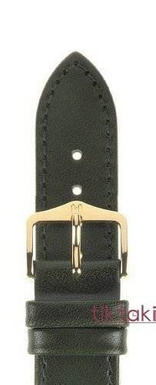 Pasek Hirsch do zegarka Osiris 18 mm /Zielony / Sprzączka srebrna 03475040-1-18